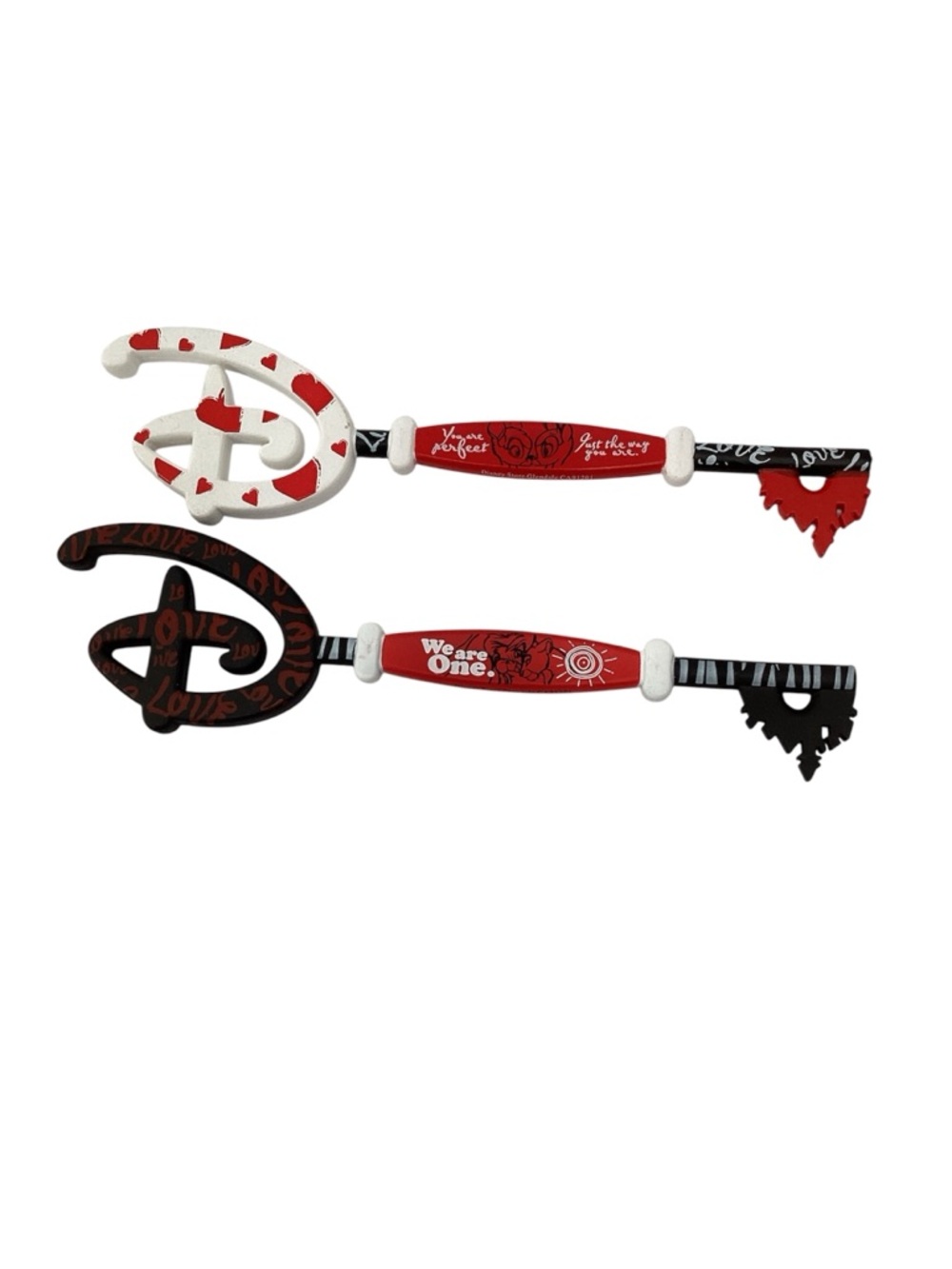 Disney Love Series Collectible Keys Set Bambi and Lion King